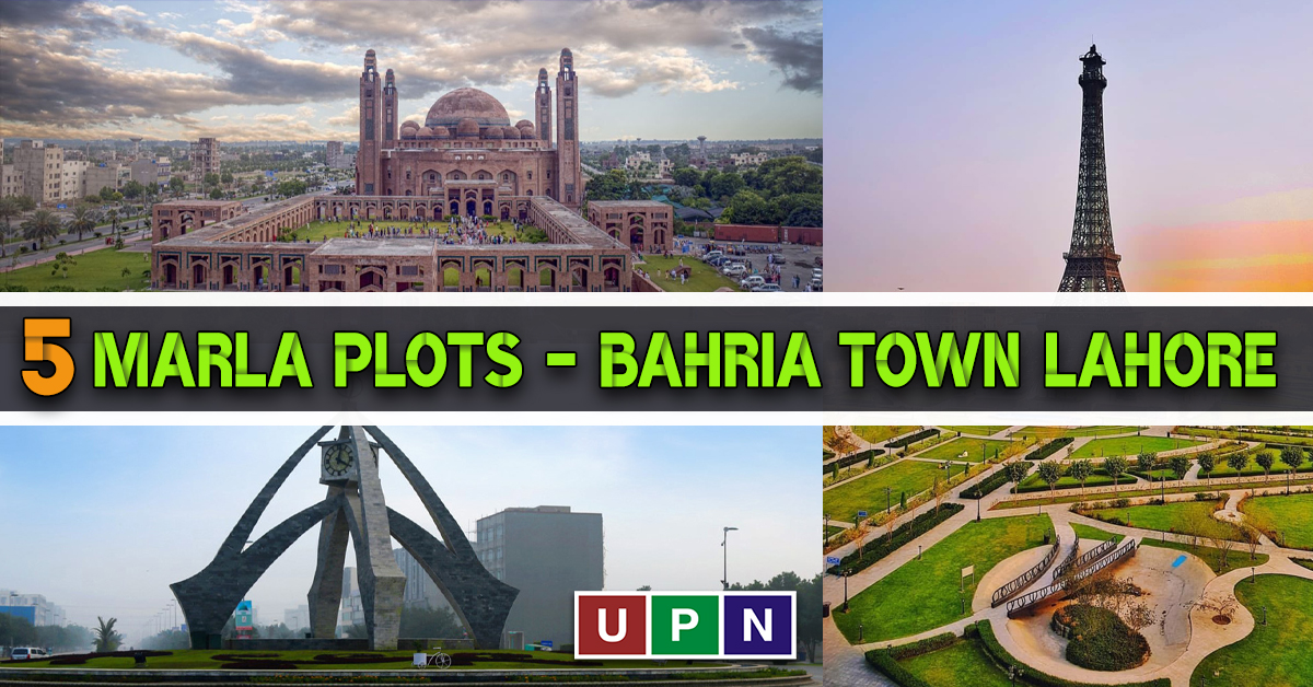 5 Marla Plots Prices In Bahria Town Lahore Latest 2021