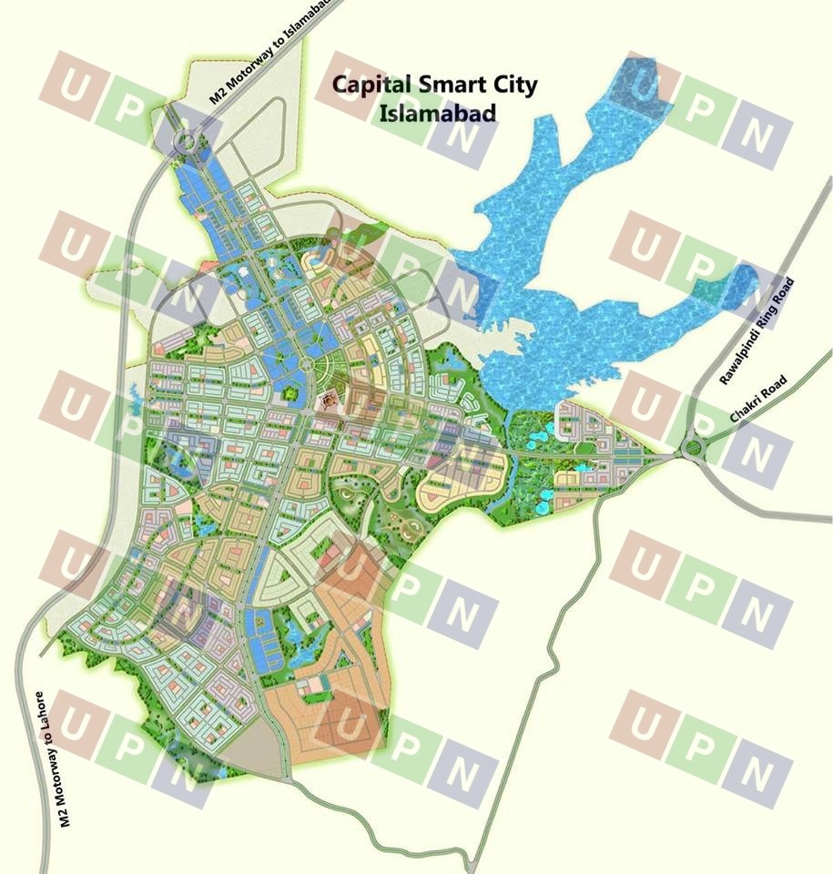 University Town Islamabad Map