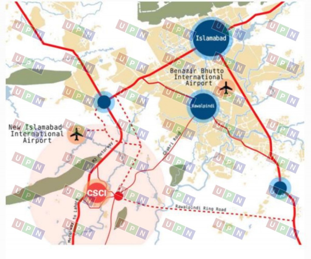 Capital Smart City Islamabad Booking Prices Location Map   Location Map 1024x851 