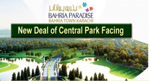 New Deal of Central Park Facing Apartments in Bahria Paradise Karachi